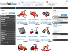 Tablet Screenshot of loopfietskar.nl